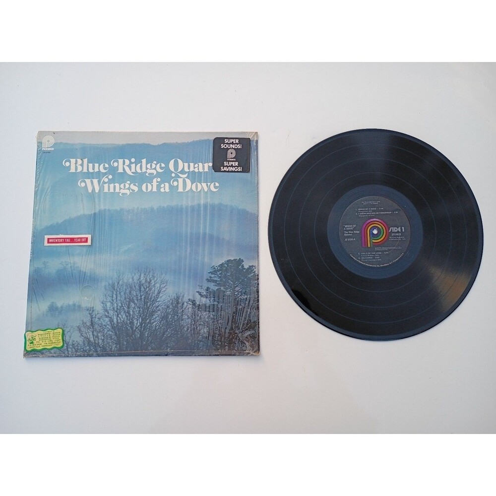 Blue Ridge Quartet – Wings of a Dove LP Record 1970 Pistolmark Gospel 33 RPM